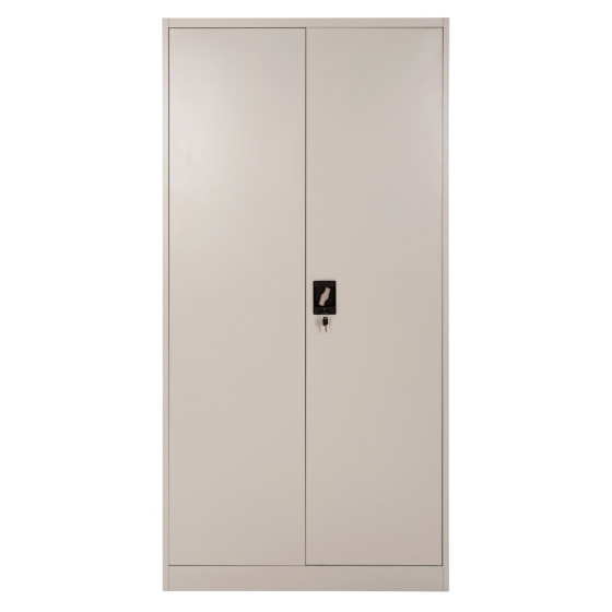 WARDROBE CLOD HM5961.11 METALLIC 2-LEAF LIGHT GREY 90Χ40Χ180Hcm.
