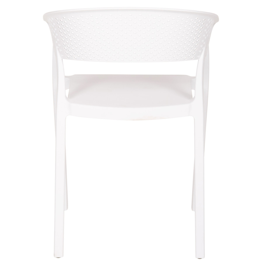 ARMCHAIR POLYPROPYLENE PERFOE HM5941.01 IN WHITE 56x50.5x73Hcm.