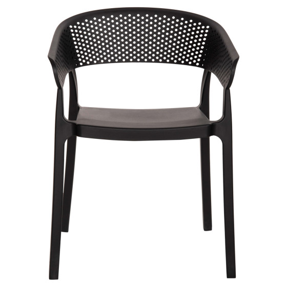 ΠΟΛΥΘΡΟΝΑ ΠΟΛΥΠΡΟΠΥΛΕΝΙΟΥ PERFOE HM5941.02 ΜΑΥΡΗ 53,5x50,5x73Υ εκ.