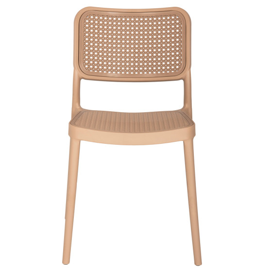 CHAIR POLYPROPYLENE MEKO HM5934.03 CAPPUCCINO 51x52x80Hcm.