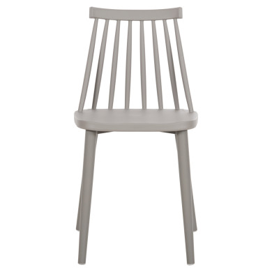 Dining Chair HM8052.22 Vanessa GREY with metallic GREY legs 42.5x44x81H cm.