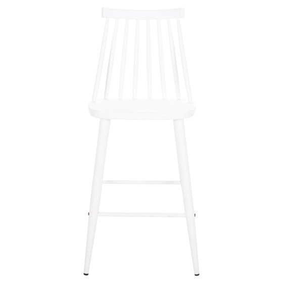 BAR STOOL MEDIUM HEIGHT VANESSA HM9300.11 POLYPROPYLENE & METAL-WHITE 45,5x46x97Hcm.