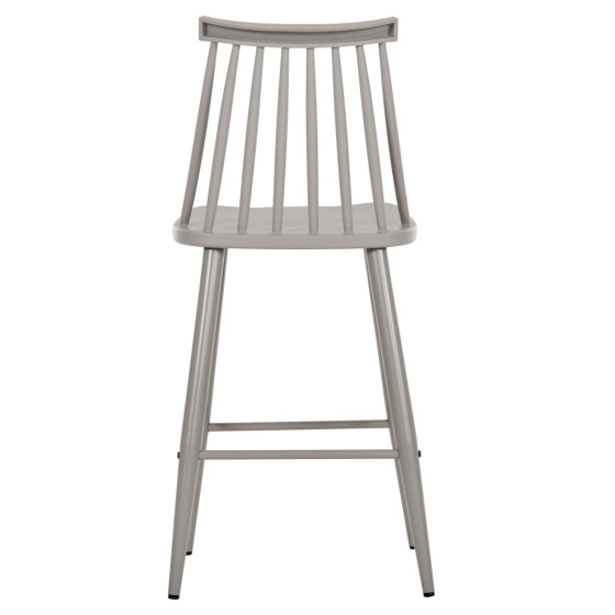 BAR STOOL MEDIUM HEIGHT VANESSA HM9300.20 POLYPROPYLENE & METAL-GREY 45,5x46x97Hcm.