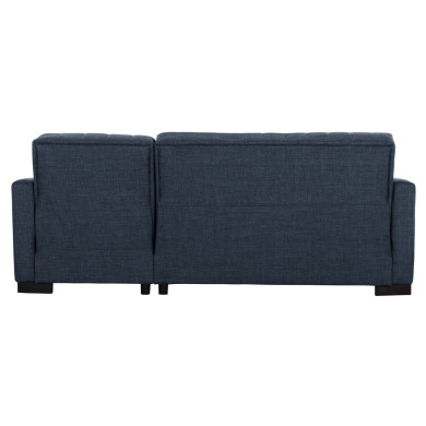 ΚΑΝΑΠΕΣ ΚΡΕΒΑΤΙ GHUFRAN ΓΩΝΙΑ ΑΝΑΣΤΡΕΨΙΜΗ ΜΠΛΕ HM3244.07 ΜΕ ΑΠΟΘΗΚΕΤΙΚΟ ΧΩΡΟ 202x140x78Yεκ.