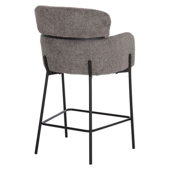 ΣΚΑΜΠΟ ΜΕΣ. ΥΨΟΥΣ WOLF HM8584.01 ΓΚΡΙ ΥΦΑΣΜΑ ΜΠΟΥΚΛΕ-ΜΕΤΑΛΛΙΚΑ ΠΟΔΙΑ 56x57x98Yεκ.