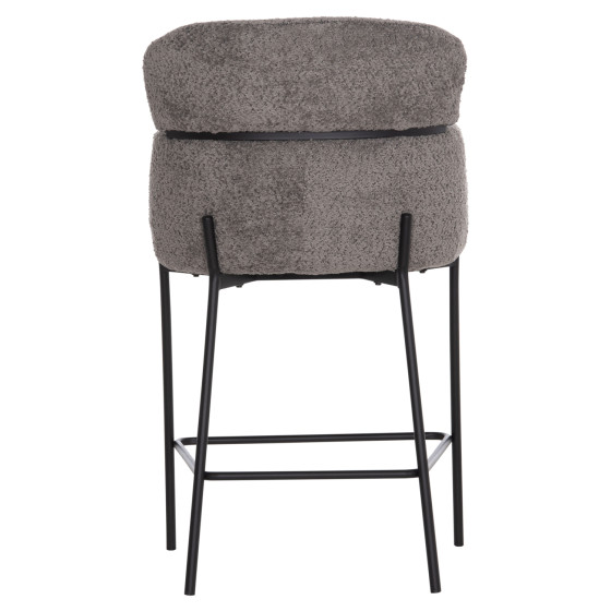 ΣΚΑΜΠΟ ΜΕΣ. ΥΨΟΥΣ WOLF HM8584.01 ΓΚΡΙ ΥΦΑΣΜΑ ΜΠΟΥΚΛΕ-ΜΕΤΑΛΛΙΚΑ ΠΟΔΙΑ 56x57x98Yεκ.