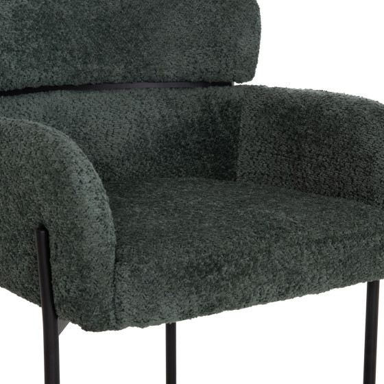 ΠΟΛΥΘΡΟΝΑ WOLF HM8583.03 ΠΕΤΡΟΛ ΥΦΑΣΜΑ ΜΠΟΥΚΛΕ ΜΕ ΜΕΤΑΛΛΙΚΑ ΠΟΔΙΑ 56x62x80Yεκ.