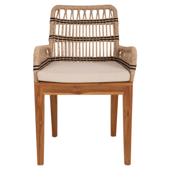 ΠΟΛΥΘΡΟΝΑ STARDOM HM9760.02 ΞΥΛΟ ΤΕΑΚ ΚΑΙ ΣΧΟΙΝΙ ΦΥΣΙΚΟ ΜΕ ΑΝΘΡΑΚΙ 57x65x83Yεκ.