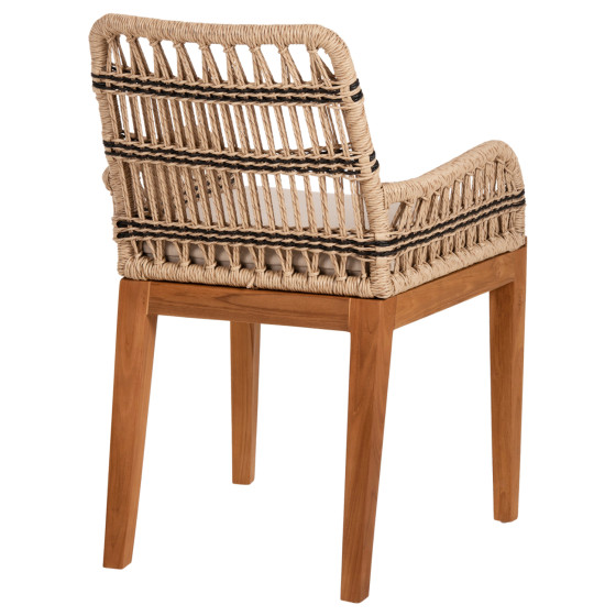 ΠΟΛΥΘΡΟΝΑ STARDOM HM9760.02 ΞΥΛΟ ΤΕΑΚ ΚΑΙ ΣΧΟΙΝΙ ΦΥΣΙΚΟ ΜΕ ΑΝΘΡΑΚΙ 57x65x83Yεκ.