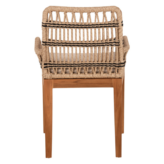 ΠΟΛΥΘΡΟΝΑ STARDOM HM9760.02 ΞΥΛΟ ΤΕΑΚ ΚΑΙ ΣΧΟΙΝΙ ΦΥΣΙΚΟ ΜΕ ΑΝΘΡΑΚΙ 57x65x83Yεκ.