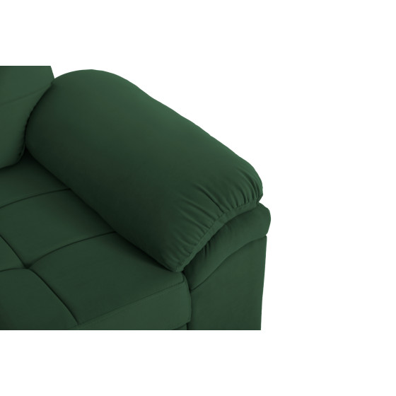 SOFABED LEFT CORNER JADE HM3144.05L CYPRESS GREEN VELVET 250x80-180x73-88Hcm.