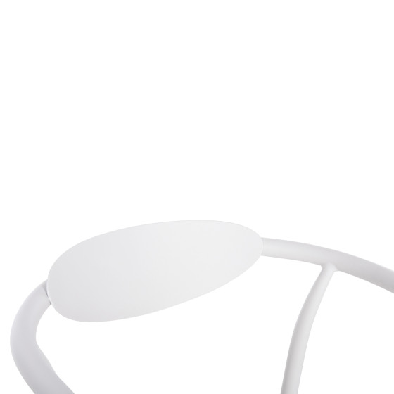 ARMCHAIR SERLY HM6052.01 WHITE ALUMINUM-WHITE TEXTILENE 56x61x74,5Hcm.