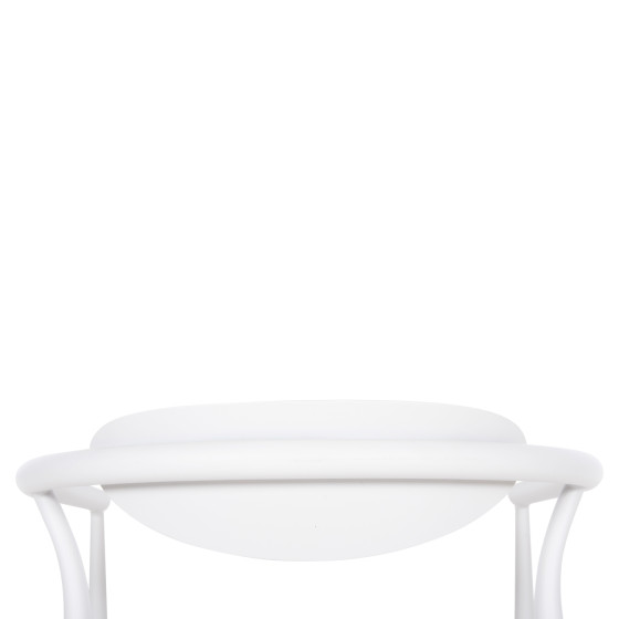 ARMCHAIR SERLY HM6052.01 WHITE ALUMINUM-WHITE TEXTILENE 56x61x74,5Hcm.