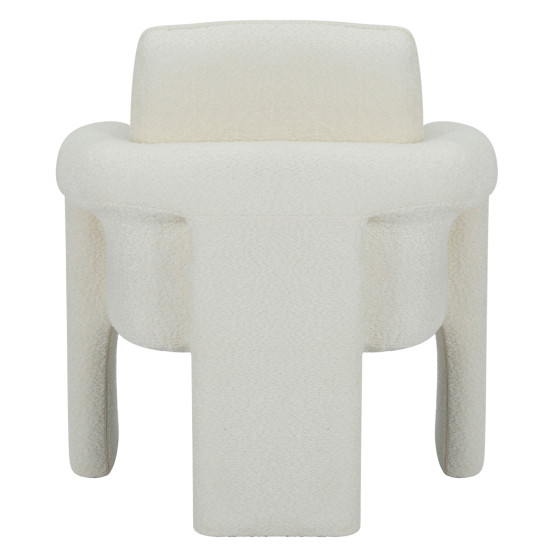 ΠΟΛΥΘΡΟΝΑ CRUSHER HM9681.04 ΛΕΥΚΟ ΜΠΟΥΚΛΕ ΥΦΑΣΜΑ-ΜΕΤΑΛΛΙΚΟΣ ΣΚΕΛΕΤΟΣ 82x78x87Υεκ.