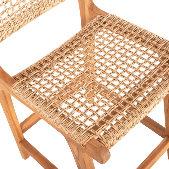 ΣΚΑΜΠΟ ΜΠΑΡ ΜΕ ΠΛΑΤΗ NESHA HM9381.11 ΞΥΛΟ ΤΕΑΚ & ΣΧΟΙΝΙ VIRO VIRO 46x48,5x96Υεκ.