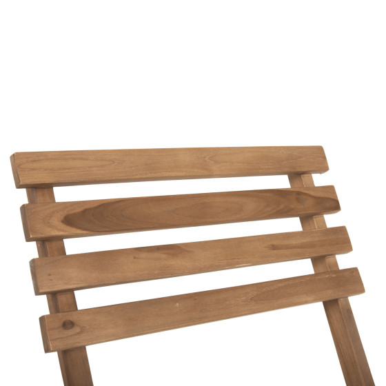 DINING SET OUTDOOR 3PCS KENDYR HM9907 SOLID TEAK WOOD-NATURAL 46x50x88,5H