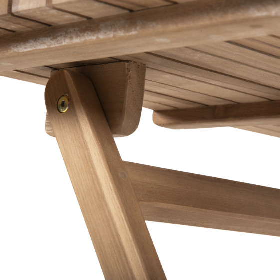 DINING SET OUTDOOR 3PCS KENDYR HM9907 SOLID TEAK WOOD-NATURAL 46x50x88,5H