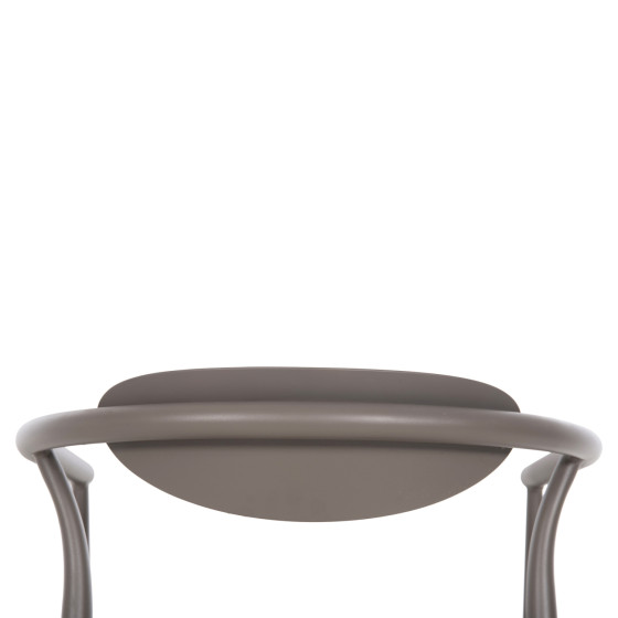 ARMCHAIR SERLY HM6052.04 CHAMPAGNE ALUMINUM-CHAMPAGNE TEXTILENE 56x61x74,5Hcm.