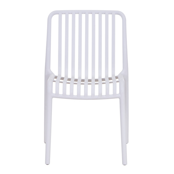 CHAIR OUTDOOR CONVEE HM6104.01 POLYPROPYLENE IN WHITE 48x56x79Hcm.