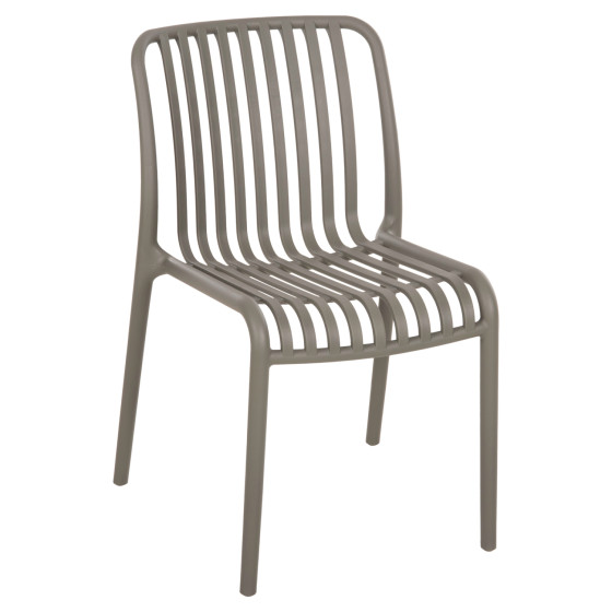 CHAIR OUTDOOR CONVEE HM6104.07 POLYPROPYLENE IN DARK OLIVE 48x56x79Hcm.