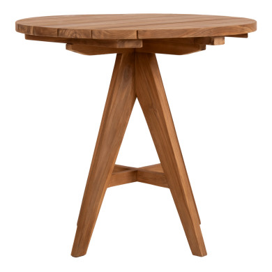 OUTDOOR ROUND TABLE LEO HM9623.11 TEAK WOOD 80x80x75Hcm.