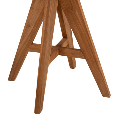 OUTDOOR ROUND TABLE LEO HM9623.11 TEAK WOOD 80x80x75Hcm.