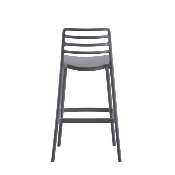 BAR STOOL POLYPROPYLENE GREY HM6099.03 GREY 37,2x50x101,5Hcm.