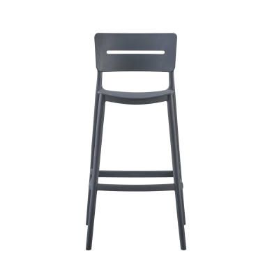 BAR STOOL POLYPROPYLENE SNOD2 HM6100.03 GREY 37,2x50x101,5Hcm.