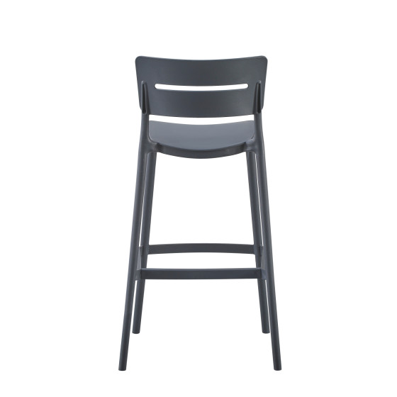 BAR STOOL POLYPROPYLENE SNOD2 HM6100.03 GREY 37,2x50x101,5Hcm.