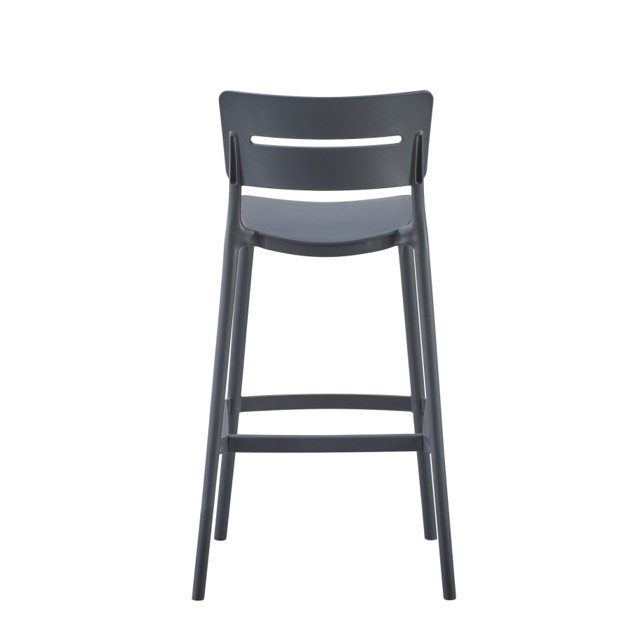 BAR STOOL POLYPROPYLENE SNOD2 HM6100.03 GREY 37,2x50x101,5Hcm.