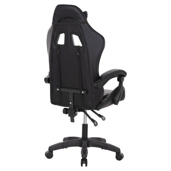GAMING CHAIR MANCER HM1194 BLACK PU-BLACK POLYPROPYLENE 59x69x125Hcm.
