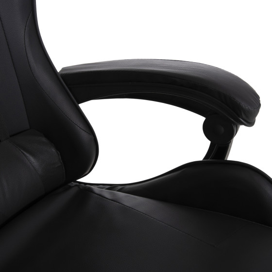 GAMING CHAIR MANCER HM1194 BLACK PU-BLACK POLYPROPYLENE 59x69x125Hcm.