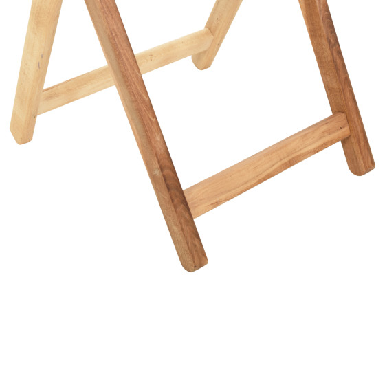 DIRECTOR'S ROUND TABLE LIMNOS HM5653.02 BEECH WOOD IMPREGNATION IN NATURAL Φ60Χ76Hcm.