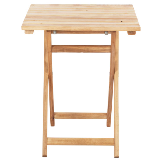 DIRECTOR'S TABLE LIMNOS HM5647.02 BEECH WOOD IN NATURAL-IMPREGNATION 60Χ60Χ75Hcm.