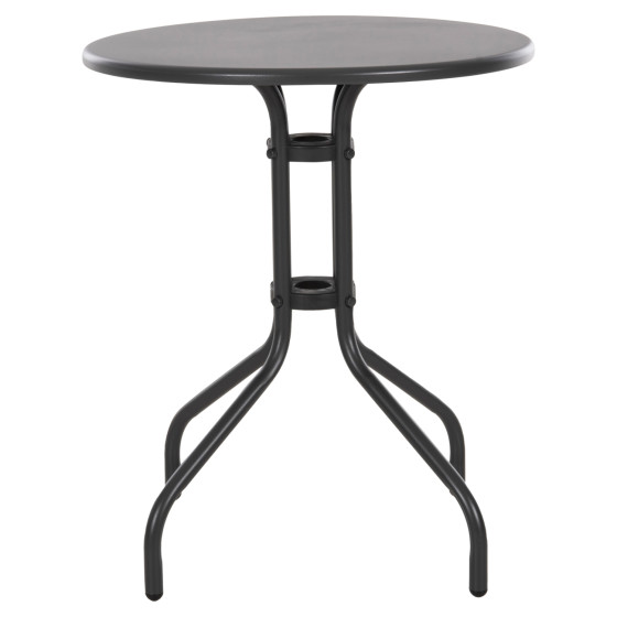 OUTDOOR ROUND TABLE LINO HM5973.01 METALLIC IN GREY Φ60x70Hcm.
