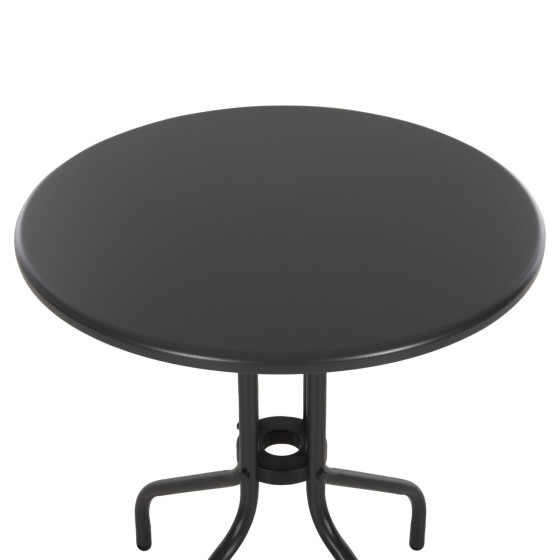 OUTDOOR ROUND TABLE LINO HM5973.01 METALLIC IN GREY Φ60x70Hcm.