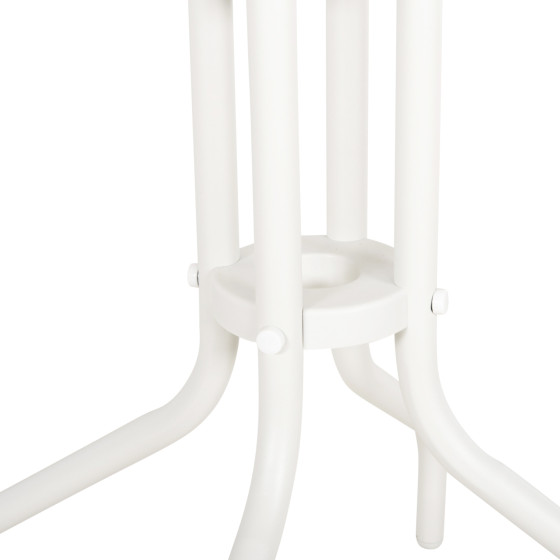 OUTDOOR ROUND TABLE LINO HM5973.02 METALLIC IN WHITE Φ60x70Hcm.