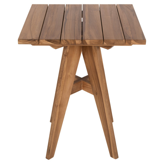 OUTDOOR SQUARE DINING TABLE LEO HM9860.11 TEAK WOOD 60x60x75Hcm.