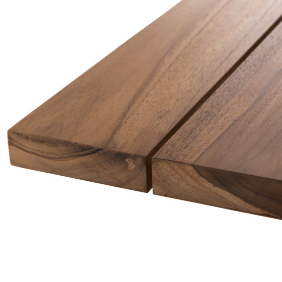 OUTDOOR SQUARE DINING TABLE LEO HM9860.11 TEAK WOOD 60x60x75Hcm.