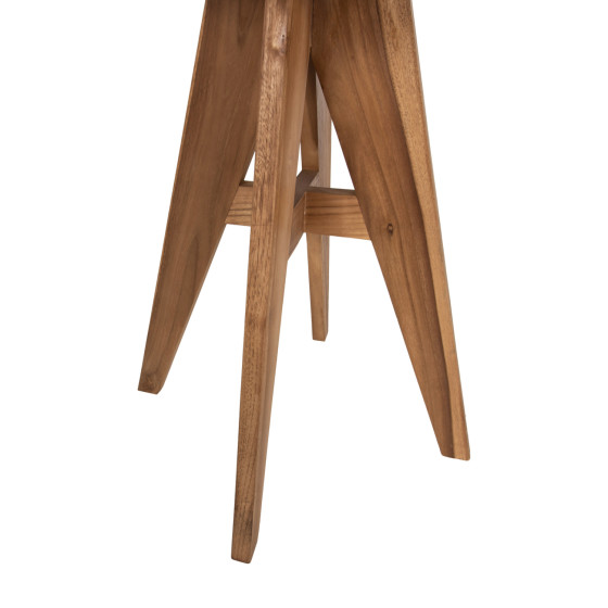 OUTDOOR SQUARE DINING TABLE LEO HM9860.11 TEAK WOOD 60x60x75Hcm.