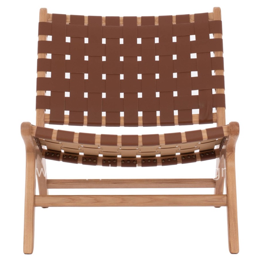 ΠΟΛΥΘΡΟΝΑ HM9326.01 FELIPE ΞΥΛΟ ΤΟΟΝ ΜΕ ΠΛΕΞΗ PU 67x70x75Y εκ.