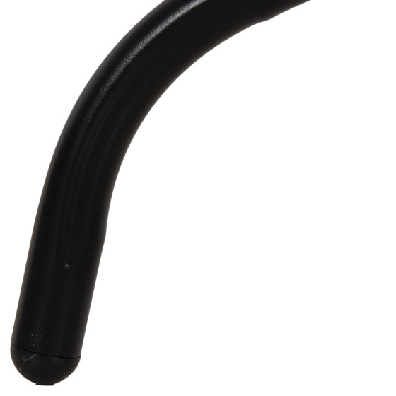 OUTDOOR TABLE SQUARE FIGO HM5972.03 BLACK METAL-GLASS TABLETOP 80Χ80Χ71Hcm