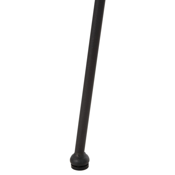 ARMCHAIR NEST-TYPE ALLEGRA HM5458.12 BLACK METAL-WICKER IN BLACK 73x78x88H cm.