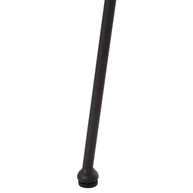 ARMCHAIR NEST-TYPE ALLEGRA HM5458.12 BLACK METAL-WICKER IN BLACK 73x78x88H cm.