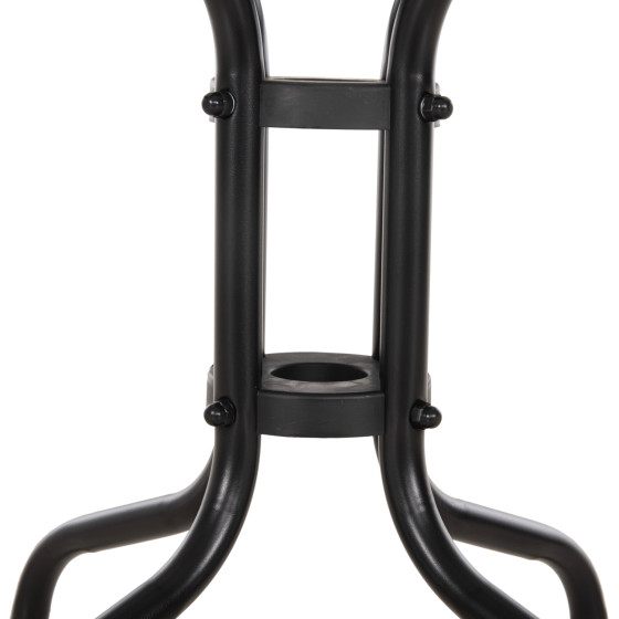 COFFEE TABLE FIGO HM6067.03 METAL IN BLACK-TEMPERED GLASS TOP 45x45x51Hcm.