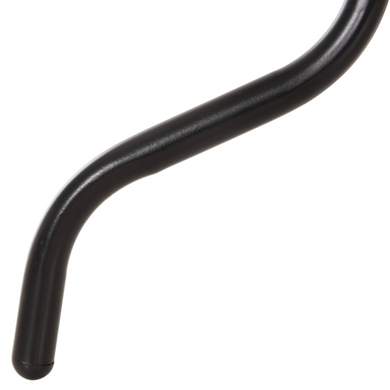 COFFEE TABLE FIGO HM6067.03 METAL IN BLACK-TEMPERED GLASS TOP 45x45x51Hcm.