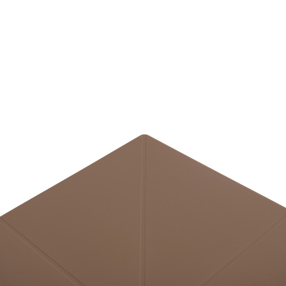 SQUARE POLYPROPYLENE TABLE TERRIN HM6125.14 CAPPUCCINO 60x60x75Hcm.