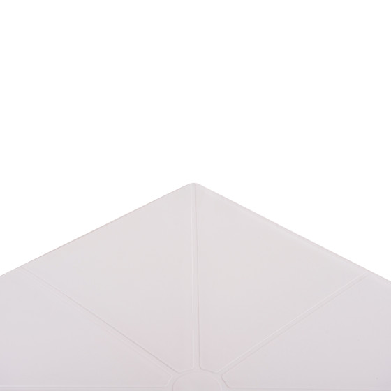 SQUARE POLYPROPYLENE TABLE TERRIN HM6125.11 WHITE 60x60x75Hcm.