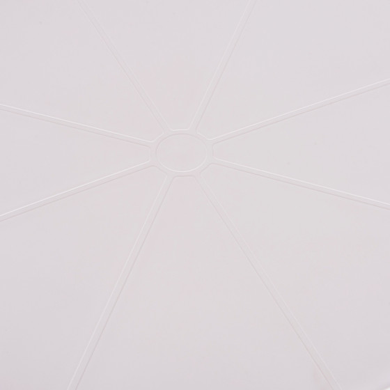 SQUARE POLYPROPYLENE TABLE TERRIN HM6125.11 WHITE 60x60x75Hcm.