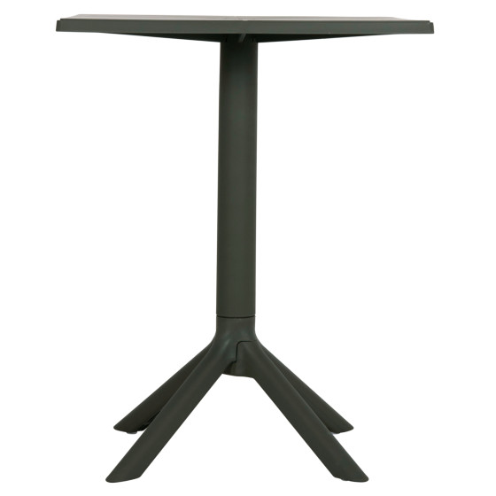 SQUARE POLYPROPYLENE TABLE TERRIN HM6125.15 DARK OLIVE 60x60x75Hcm.
